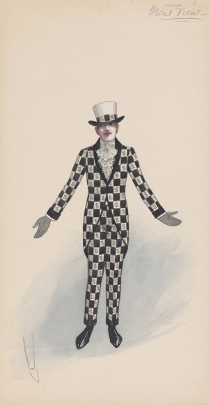 Man in money suit by Will R. Barnes Oil Painting