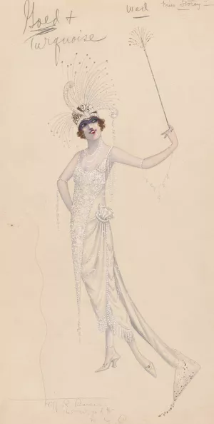 Miss Storey Oil painting by Will R. Barnes