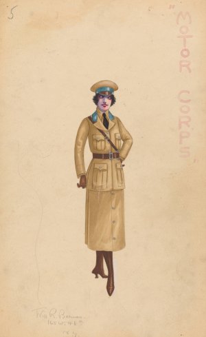 Motor Corps, 5 by Will R. Barnes Oil Painting