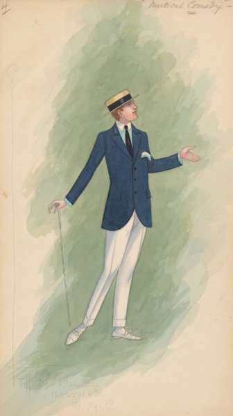 Musical Comedy, 4  by Will R. Barnes - Hand-Painted Oil Painting Reproduction