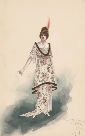 Pauline; Act II, 9 by Will R. Barnes Oil Painting