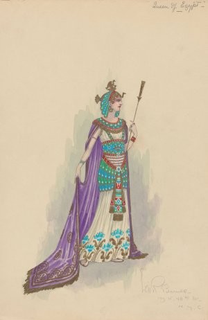 Queen of Egypt by Will R. Barnes Oil Painting