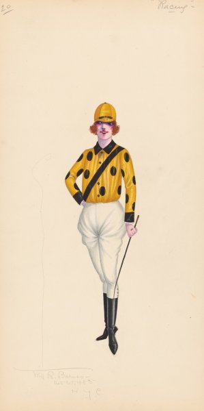 Racing, 20  by Will R. Barnes - Hand-Painted Oil Painting Reproduction