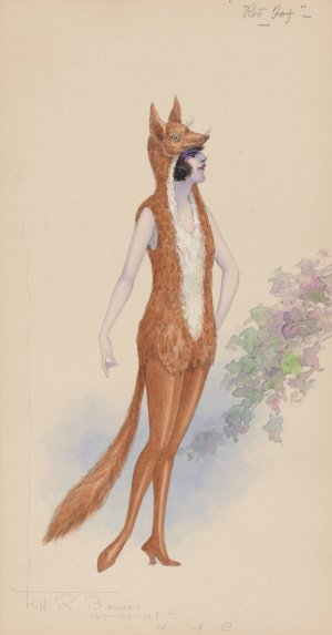 Red Fox by Will R. Barnes Oil Painting