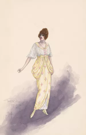 Rosalie; Act I Oil painting by Will R. Barnes