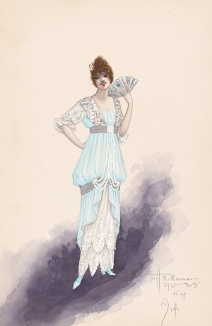 Rosalie; Act II by Will R. Barnes Oil Painting