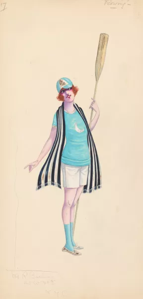 Rowing, 17 by Will R. Barnes Oil Painting