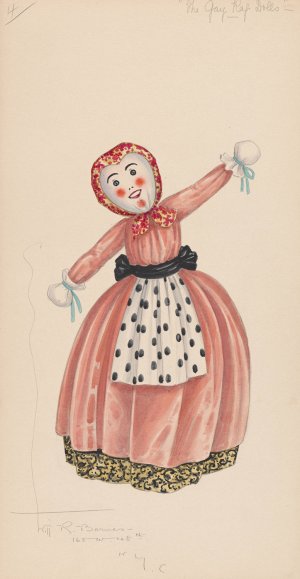 The Gay Rag Dolls-4 by Will R. Barnes Oil Painting