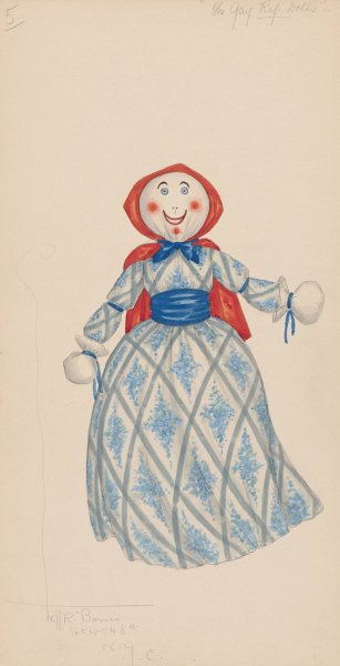 The Gay Rag Dolls-5  by Will R. Barnes - Hand-Painted Oil Painting Reproduction