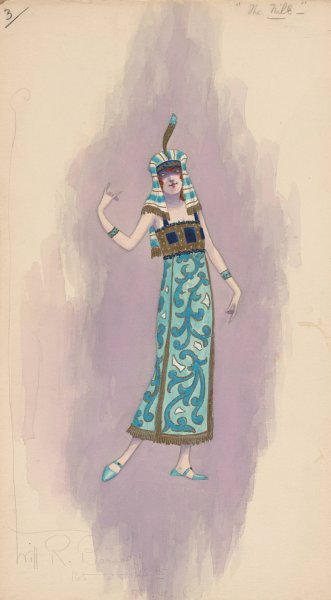 Woman's costume  by Will R. Barnes - Hand-Painted Oil Painting Reproduction
