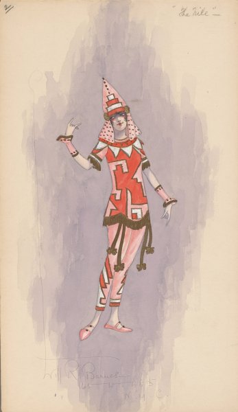 Woman's costume; Pink pants, 2  by Will R. Barnes - Hand-Painted Oil Painting Reproduction