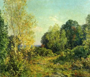 Approaching Autumn by Willard Leroy Metcalf Oil Painting