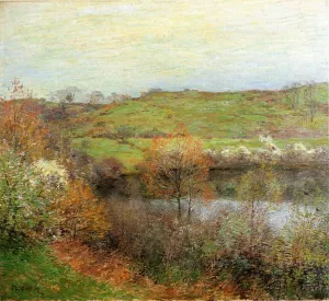 Buds and Blossoms by Willard Leroy Metcalf Oil Painting