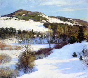 Cornish Hills by Willard Leroy Metcalf - Oil Painting Reproduction