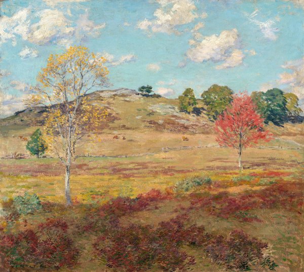 Early Autumn  by Willard Leroy Metcalf - Hand-Painted Oil Painting Reproduction