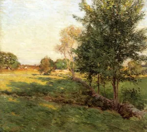 Lengthening Shadows by Willard Leroy Metcalf Oil Painting