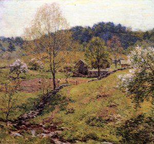 Maytime by Willard Leroy Metcalf Oil Painting
