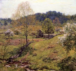 Maytime by Willard Leroy Metcalf - Oil Painting Reproduction