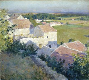 Midsummer Twilight by Willard Leroy Metcalf Oil Painting