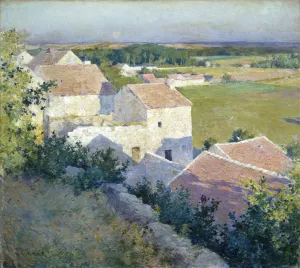 Midsummer Twilight Oil painting by Willard Leroy Metcalf