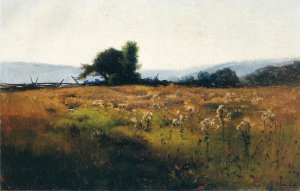 Mountain View from High Field by Willard Leroy Metcalf Oil Painting