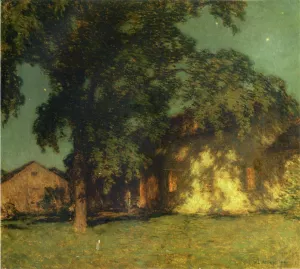 Summer Night No. 2 by Willard Leroy Metcalf - Oil Painting Reproduction