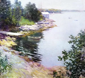 The Landing Place by Willard Leroy Metcalf - Oil Painting Reproduction