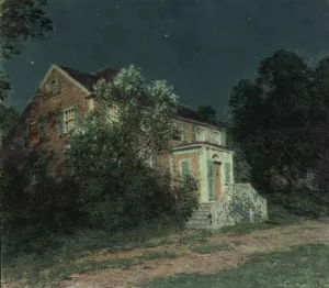 The White Lilacs Oil painting by Willard Leroy Metcalf