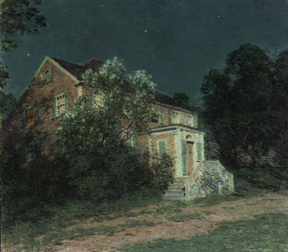 The White Lilacs by Willard Leroy Metcalf - Hand-Painted Oil Painting Reproduction