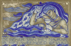 De beker van het najaar is met weemoed gevuld, october by Willem Arondeus Oil Painting