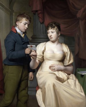 The Love Letter by Willem Bartel Van Der Kooi Oil Painting