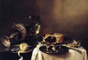 A Still Life by Willem Claesz Heda Oil Painting