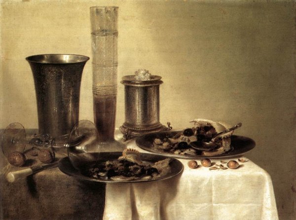 Main Product Photo of Breakfast Still-Life Painting by Willem Claesz Heda