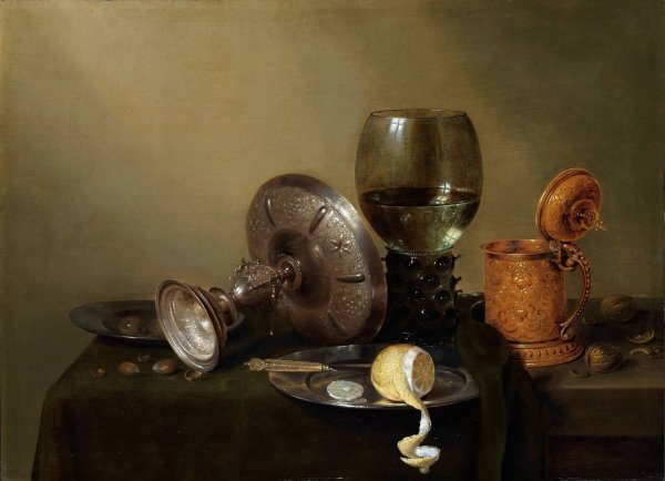 Main Product Photo of Still Life with a gilded Beer Tankard  Painting by Willem Claesz Heda