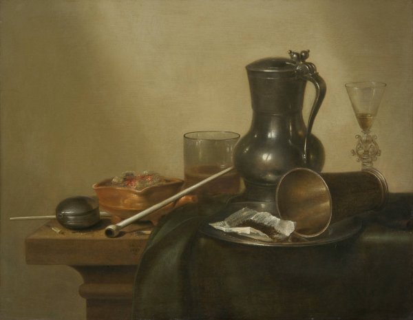 Main Product Photo of Tobacco Still Life  Painting by Willem Claesz Heda