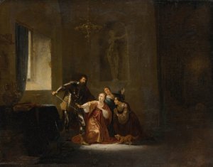Odysseus And Circe by Willem De Poorter Oil Painting
