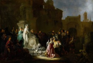 St. Paul and St. Barnabas at Lystra by Willem De Poorter Oil Painting