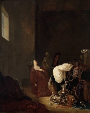 Vanitas Allegory by Willem De Poorter Oil Painting