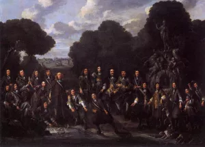 Allegory of the Flowering of the Dutch Fishery Oil painting by Willem Eversdijck