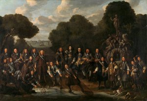 Allegory on the flourishing of the Dutch Fishery after the Second Anglo-Dutch War by Willem Eversdijck Oil Painting