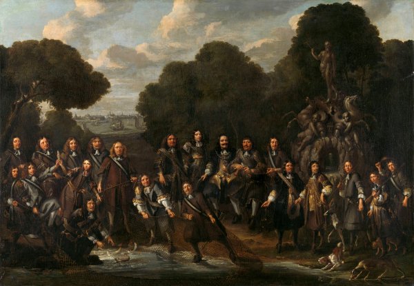 Allegory on the flourishing of the Dutch Fishery after the Second Anglo-Dutch War  by Willem Eversdijck - Hand-Painted Oil Painting Reproduction