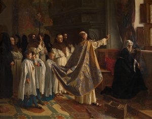 Exorcism of Joanna of Castile by Willem Geets Oil Painting