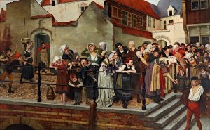 The Accident by Willem Geets Oil Painting