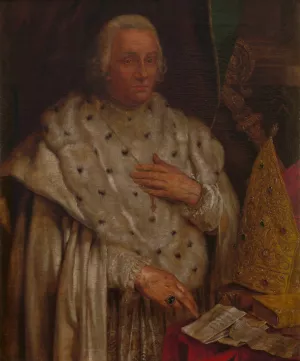 Godefried Hermans, Abbot of Tongerlo Oil painting by Willem Jacob Herreyns