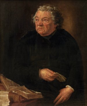 Jacques de Bue, Jesuit and Bollandist by Willem Jacob Herreyns Oil Painting