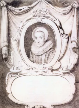 Portrait of Maria Strick painting by Willem Jacobsz Delff