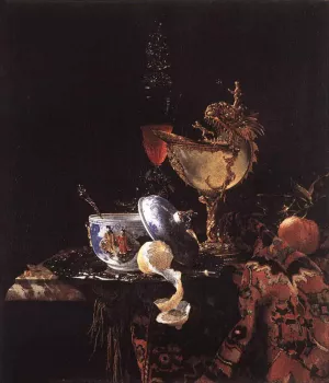 Still-Life with a Nautilus Cup Oil painting by Willem Kalf