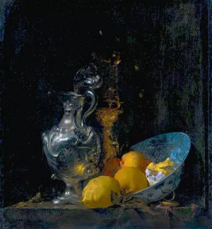 Still Life with Silver Jug by Willem Kalf - Oil Painting Reproduction
