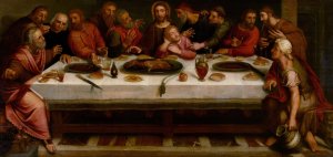 The Last Supper by Willem Key Oil Painting