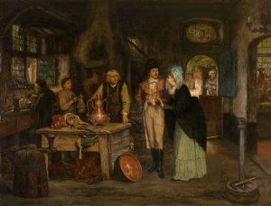 The Workshop of Geert de Winter by Willem Linnig Oil Painting